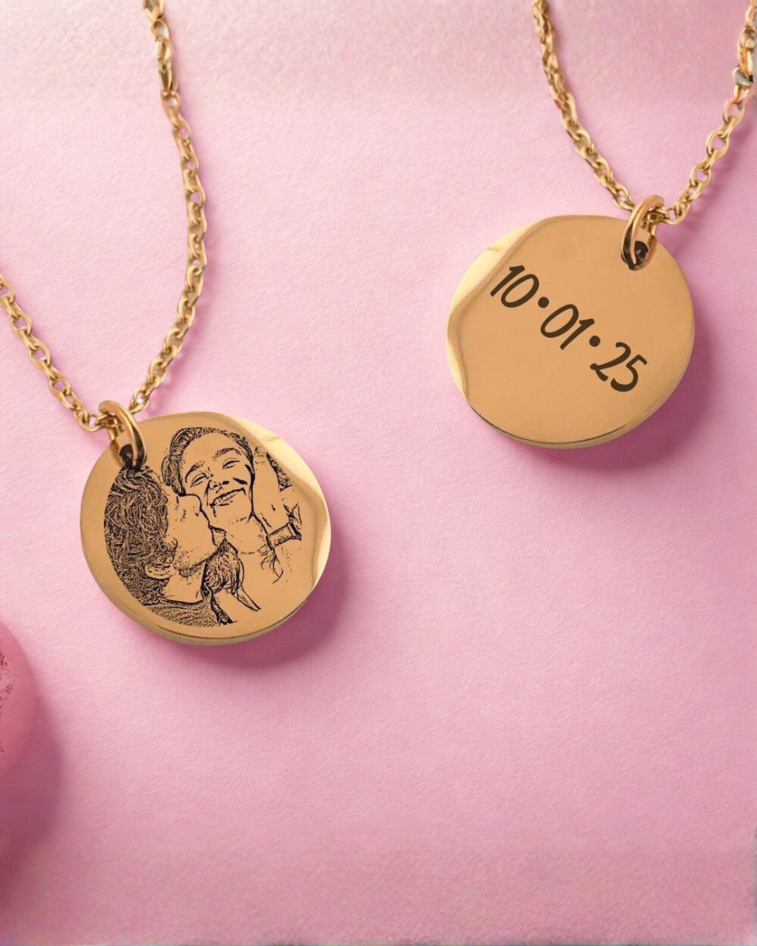 COLLAR DIJE CIRCULAR GRANDE 2,5 CM