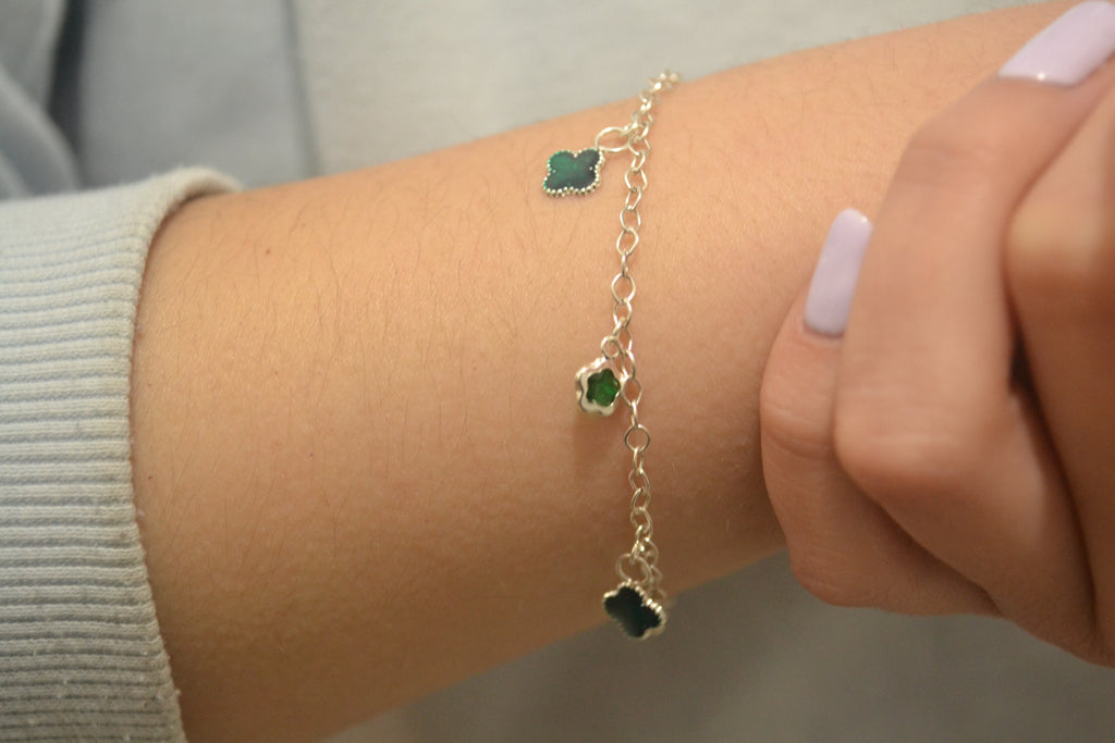 PULSERA VAN VERDE FLOR