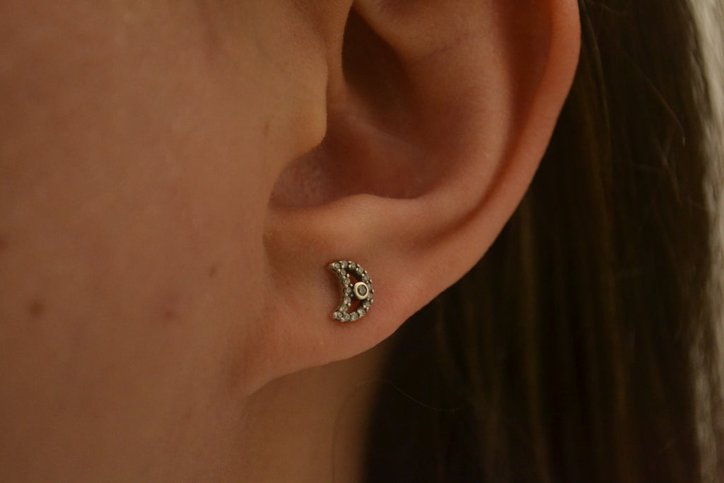 ARETES LUNA BRILLANTE