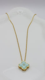 COLLAR CELESTE