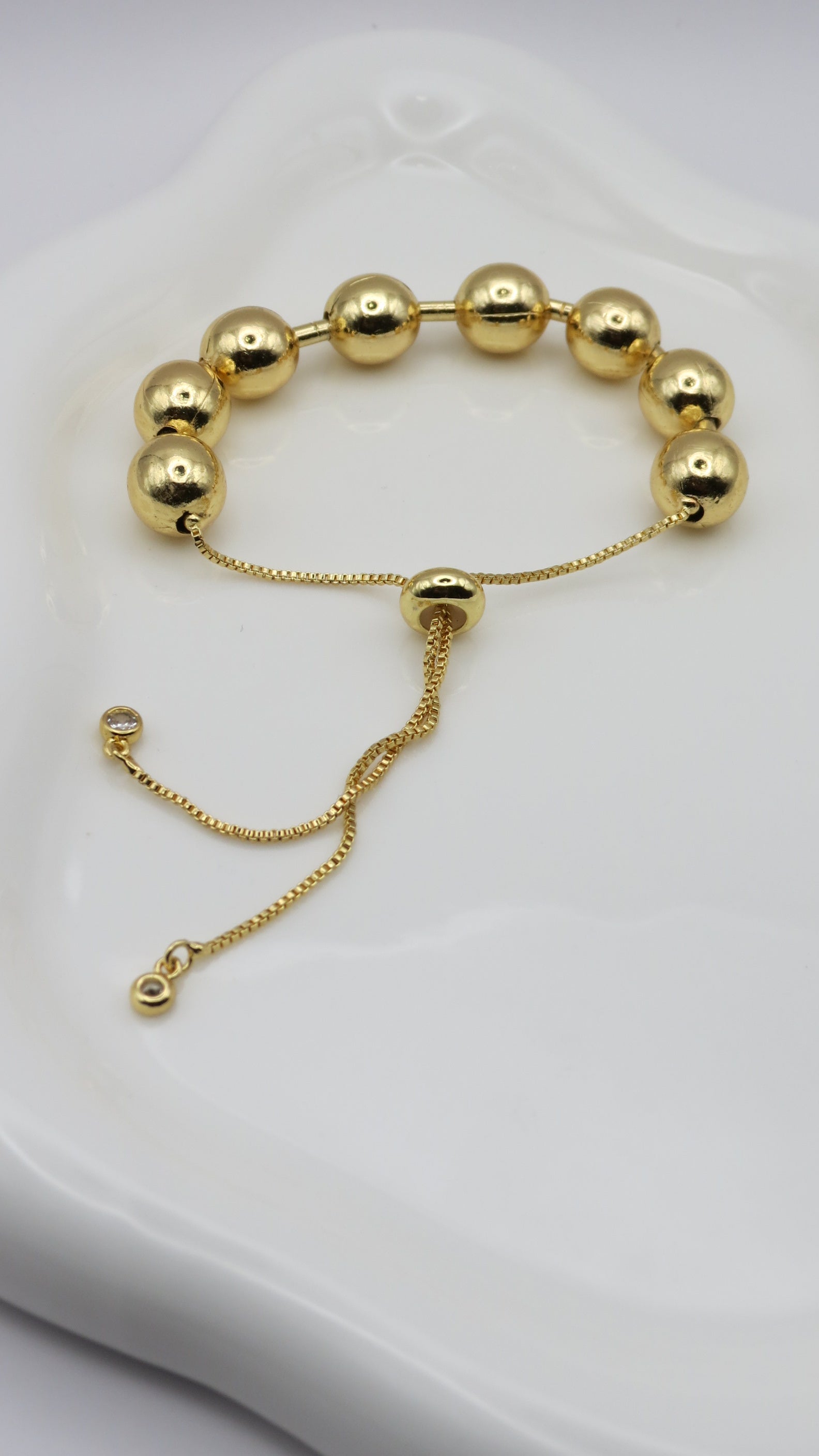 PULSERA BOLAS AJUSTABLE