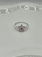 ANILLO FLOR ROSA OPALO - 7