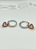 ARETES DE ARO CORAZÓN