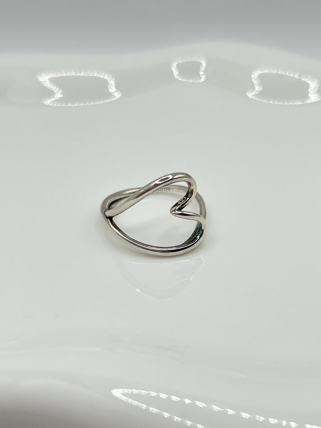 ANILLO CORAZON FORMA ORGANICA