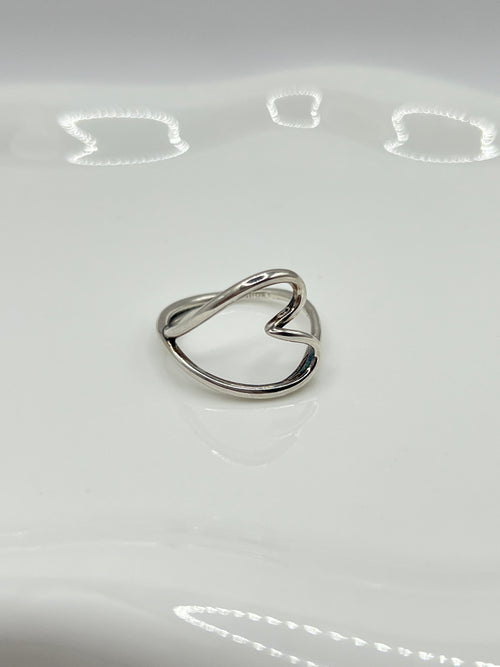 ANILLO CORAZON FORMA ORGANICA