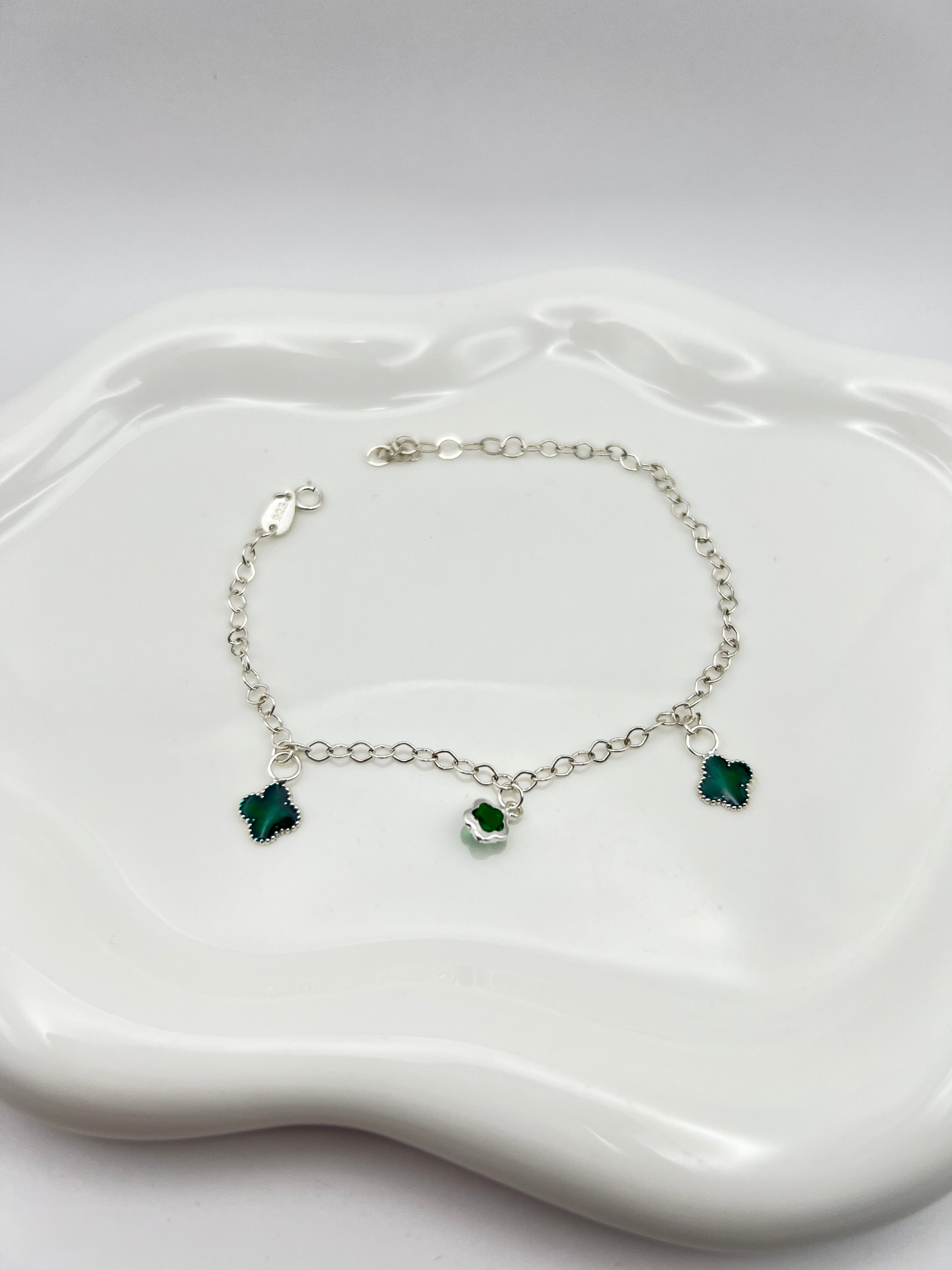 PULSERA VAN VERDE FLOR