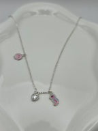 COLLAR JUEGO CABALLITO MAR ROSA